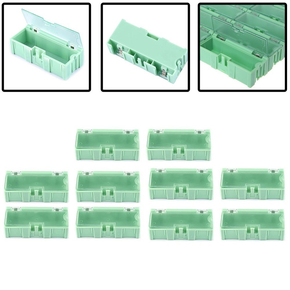 10 Piece Storage Case for Efficiently Organizing Electronic Components