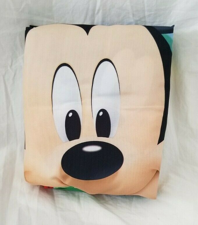 2 pc Disney Junior Mickey Mouse Toddler Fitted Sheet & Reversible Pillowcase NIP