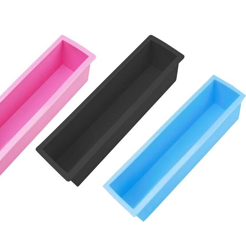 Toast Cold Processing Soap DIY Rectangle Loaf Mold Baking Silicone Tools Cake