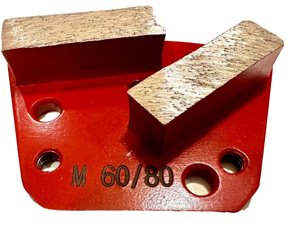 3-pack! Diamond Grinding Discs For Bolt-on Grinders Medium Surface 60/80 Grit