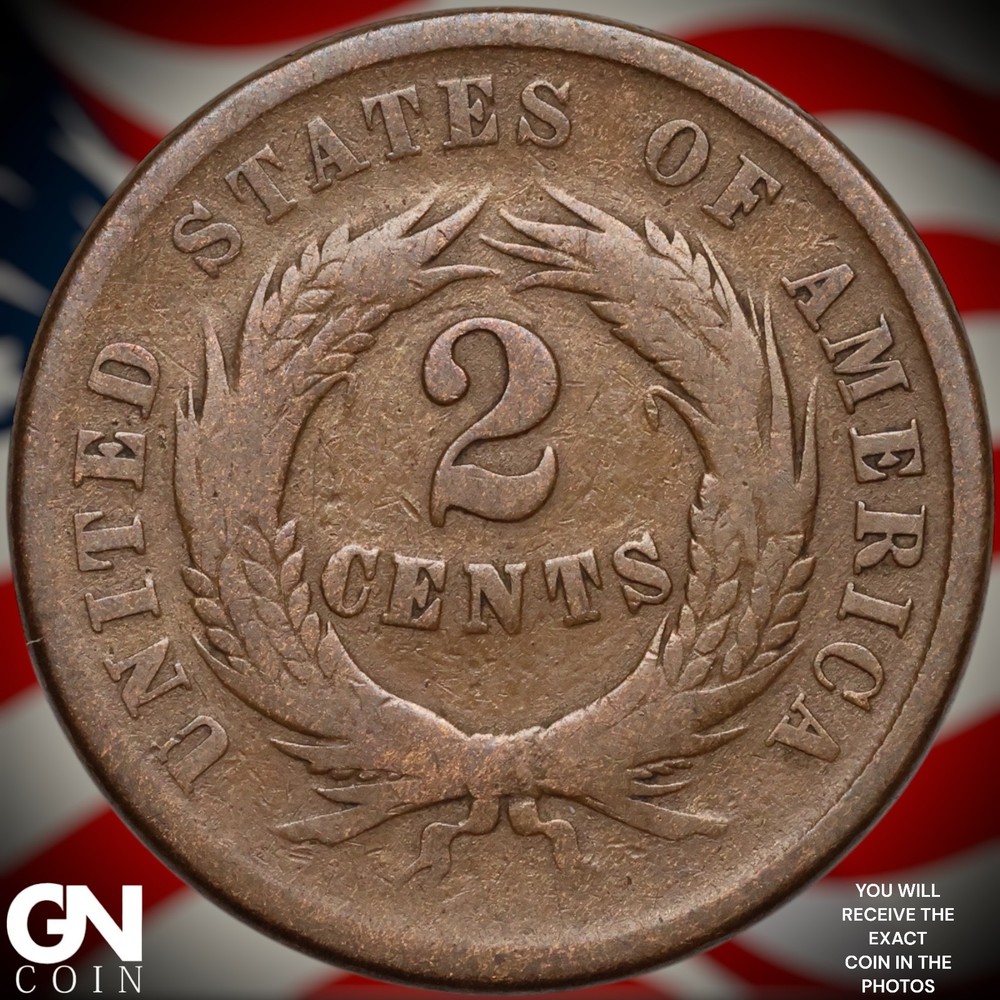 1865 2 Cent Piece B2344