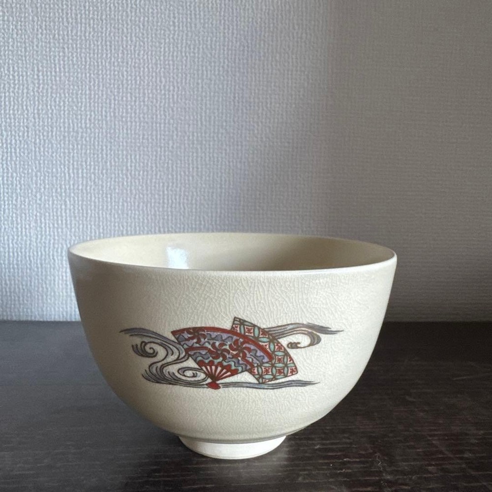 Tea Utensils Matcha with pattern
