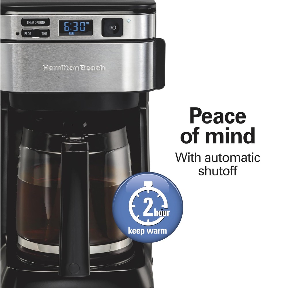 Home Coffee Lovers Drip Maker - Hamilton Beach 12 Cup Programmable 46310