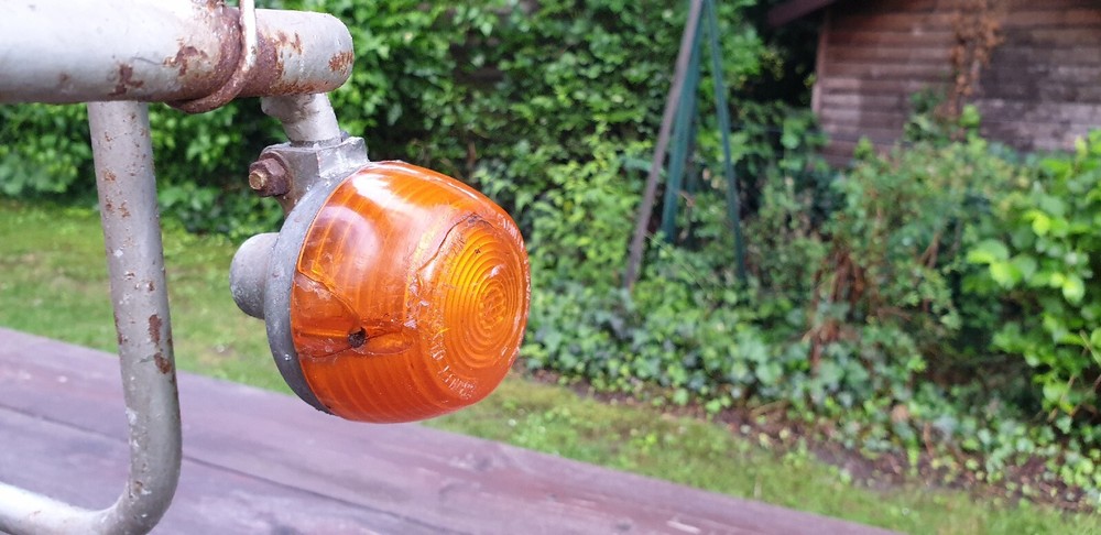 Honda CB 125 K rack and indicators