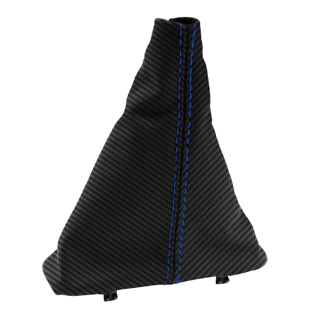 Automatic Shift Boot PVC Carbon for Trailblazer GMC Envoy 02-09 Blue Stitch