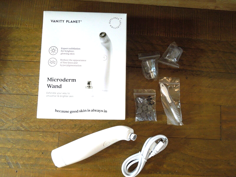 VANITY PLANET MICODERM WAND WITH 2 HEADS, NEW