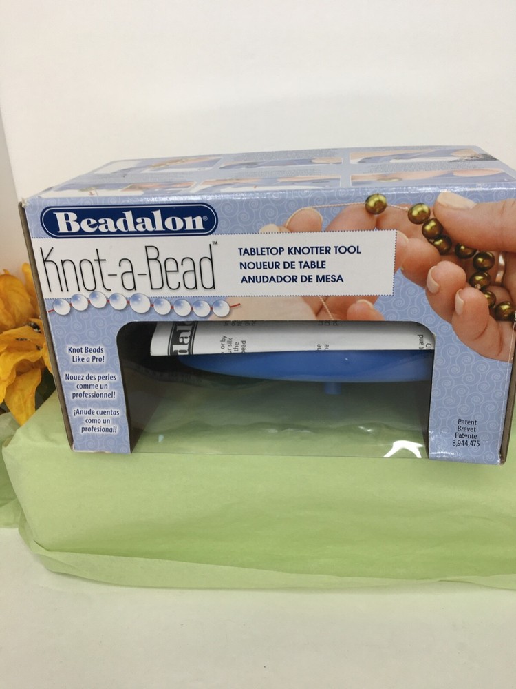 Beadalon Knot-a-Bead Table Top Knotter Crafters Maker Tool - NEW