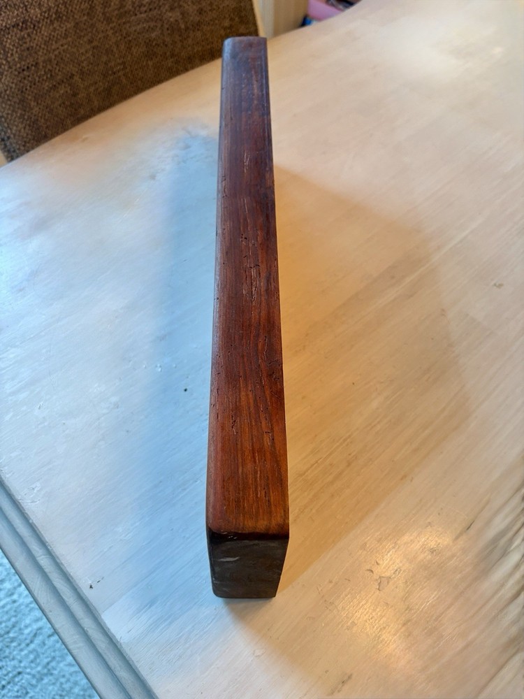 Rustic Solid Wood Wine Flight Stand 3 Bottle Tasting Display Barware Vintage
