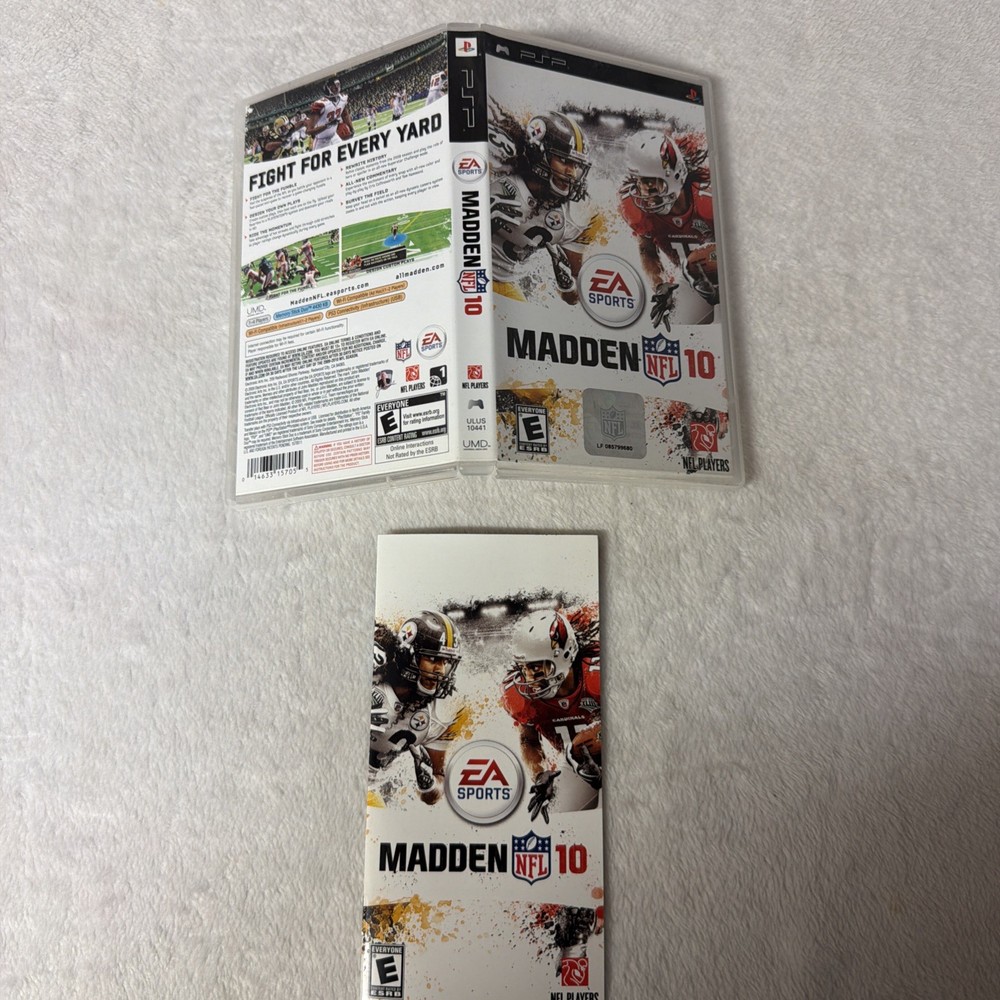 Madden NFL 10 PSP Case and Insert Only