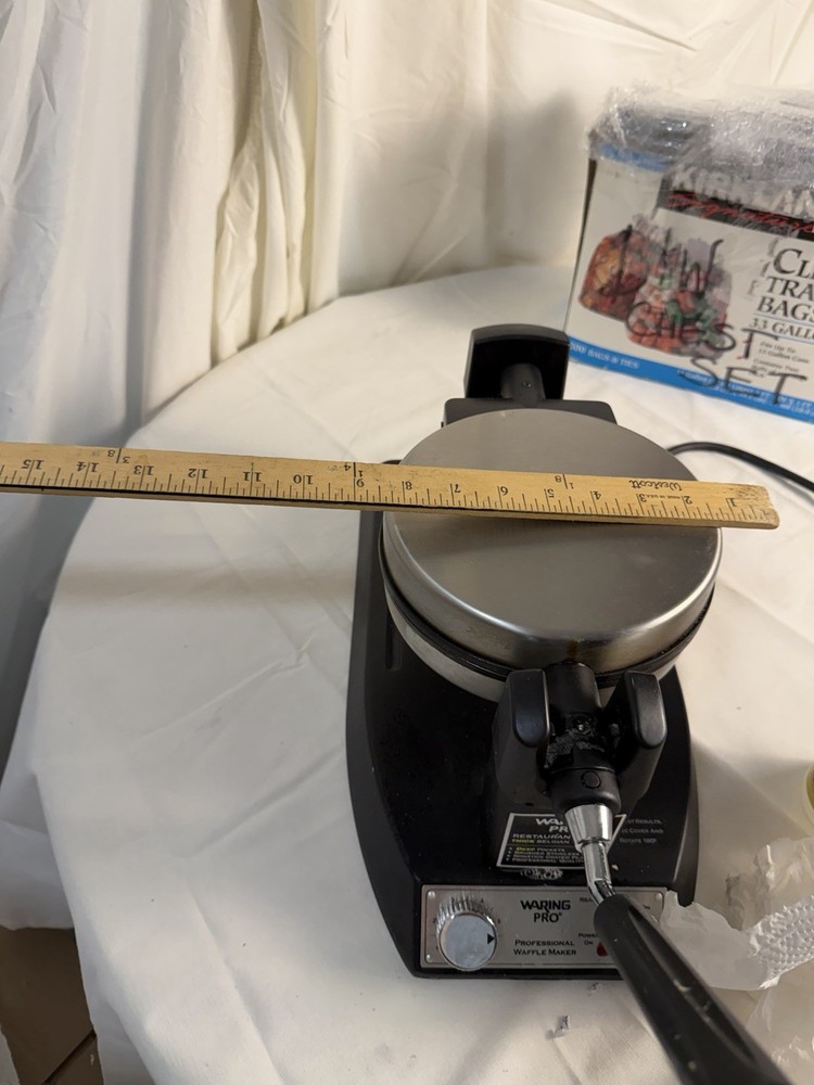 Warning Pro Professional Flip Waffle Maker
