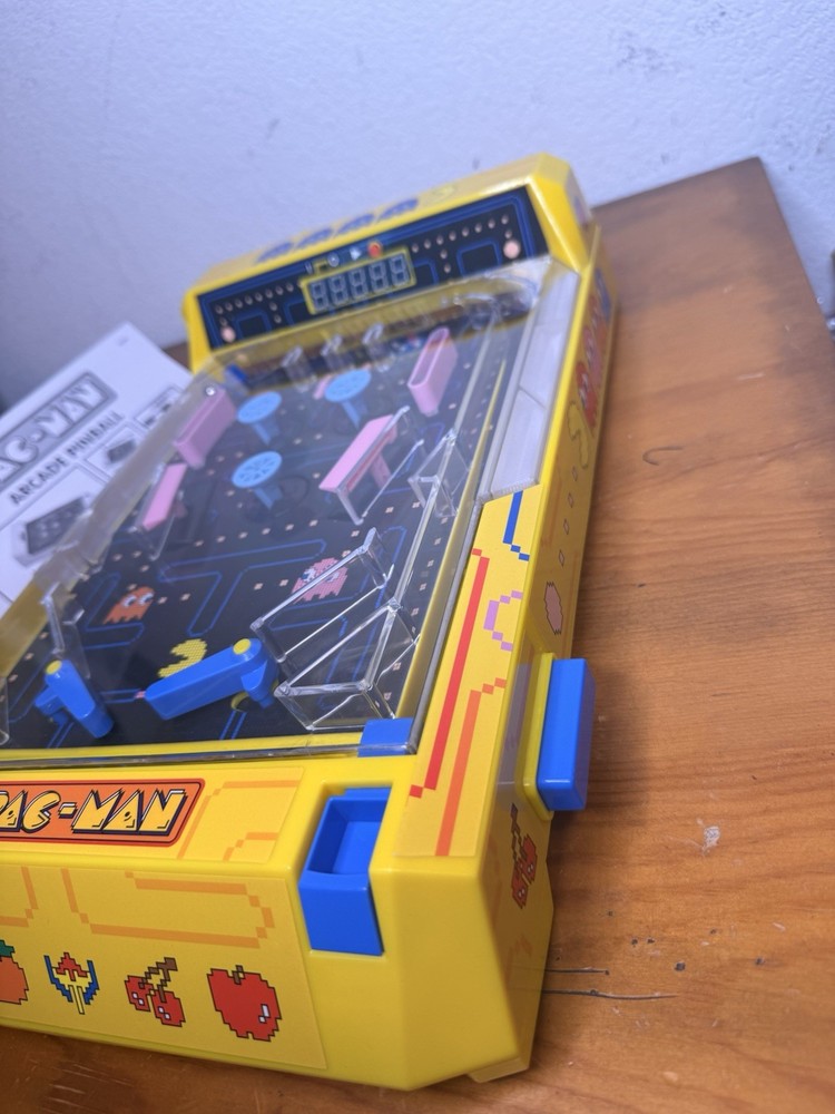 Electronic Arcade Pinball Pac-Man Edition Desktop Game Tested Fun
