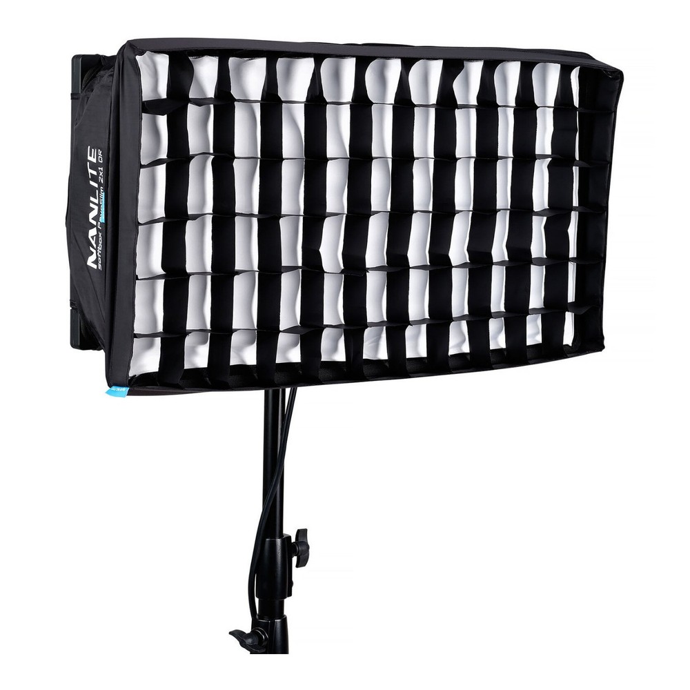 NANLITE PavoSlim 120B Bi-Color LED Panel Light with Quick-Open Softbox