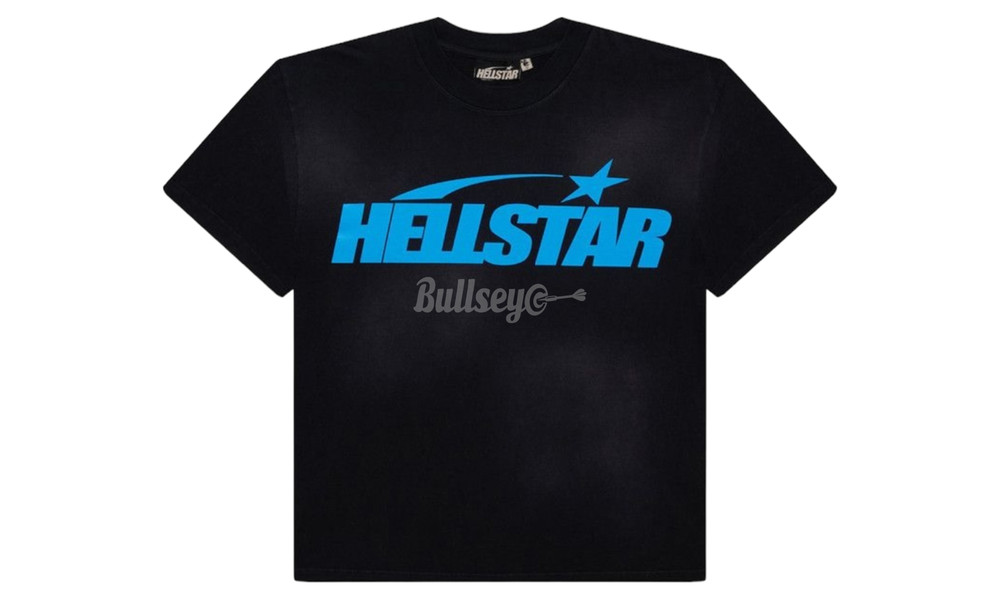 Hellstar Classic T-Shirt (Regular Logo) Black/Blue