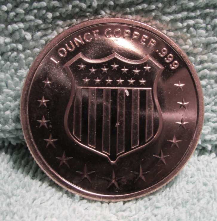 Bald Eagle1 oz Copper Coin
