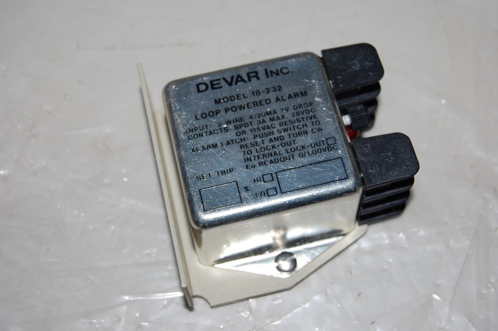 DEVAR INC 18-232 LOOP POWERED ALARM
