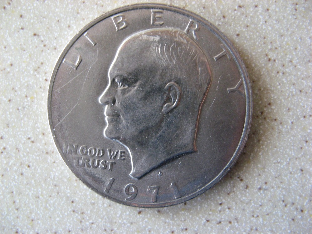 (1) 1971-D Silver $1 Eisenhower Ike Dollar
