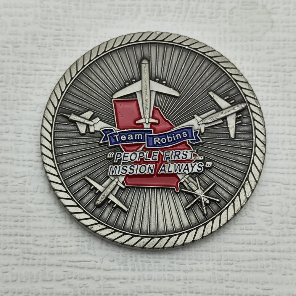 USAF ROBINS AFB Challenge Coin