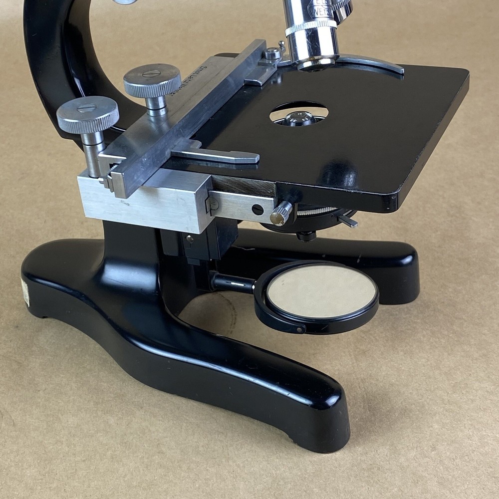 Ernst Leitz Wetzlar 1920s Black Microscope W/ Original Case