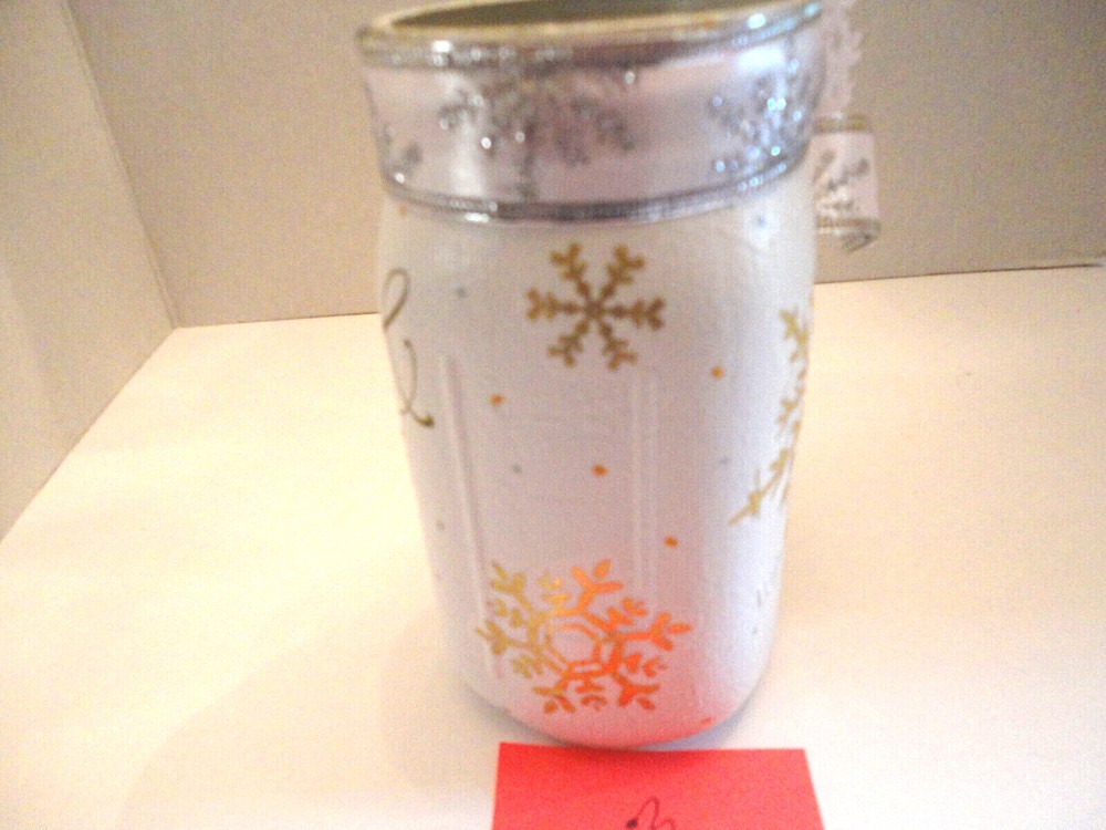 Decoupage Quart Mason Jar ( Handmade)