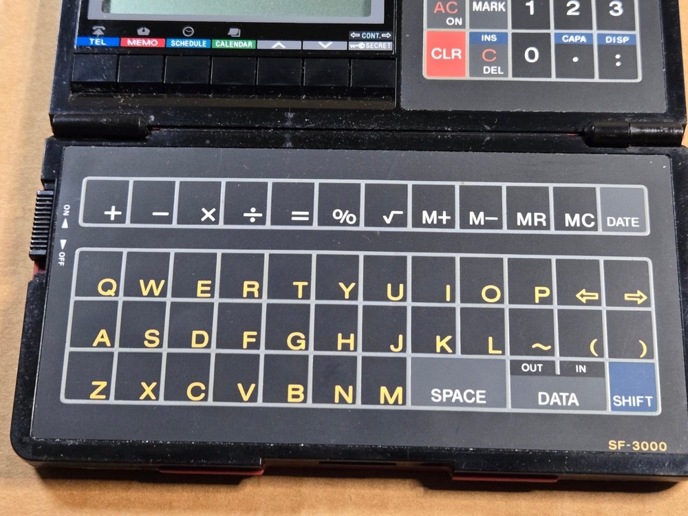 Casio SF-3000 Digital Diary 18KB Vintage (READ)
