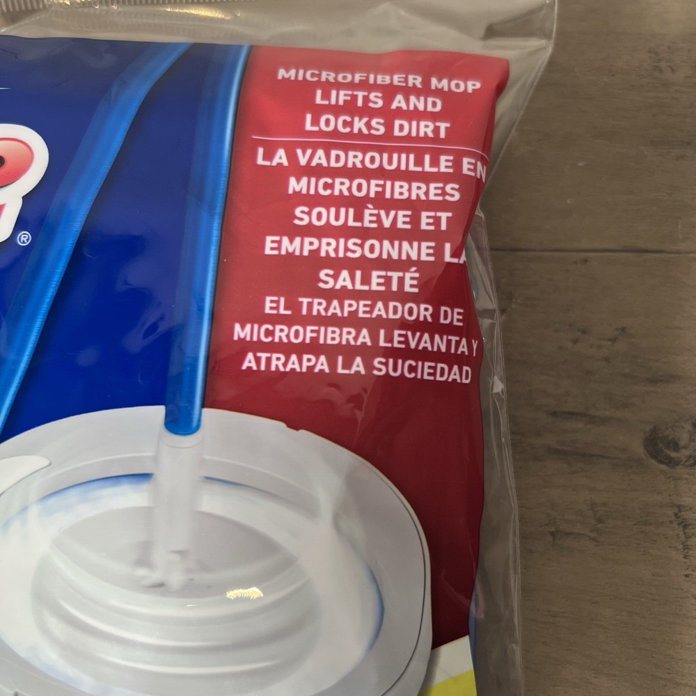 Quickie Water Compact Spin Mop Refill Floor Cleaning System Microfiber