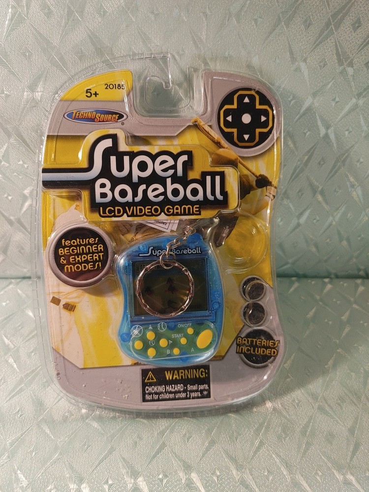 Super Baseball and Space Intruder Handheld Keychain LCD Video Game Techno Source
