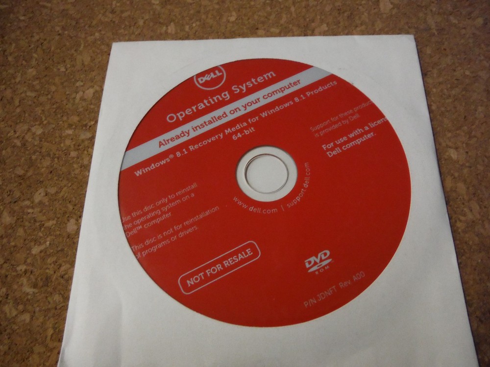 Dell Windows 8.1 Recovery CD - OEM
