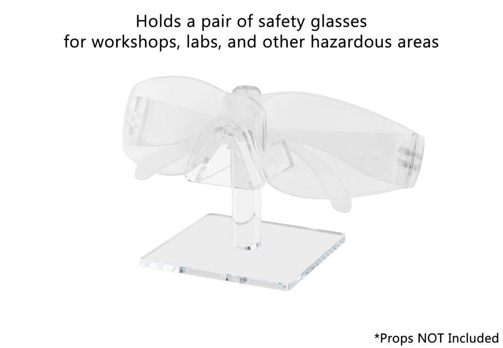Single Tier Sunglasses Eyeglasses Square display stand Clear Acrylic
