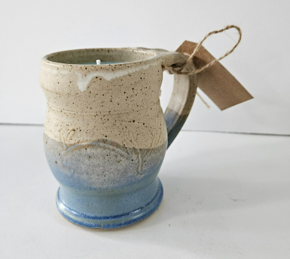 Stoneware Handmade Studio Art Candle