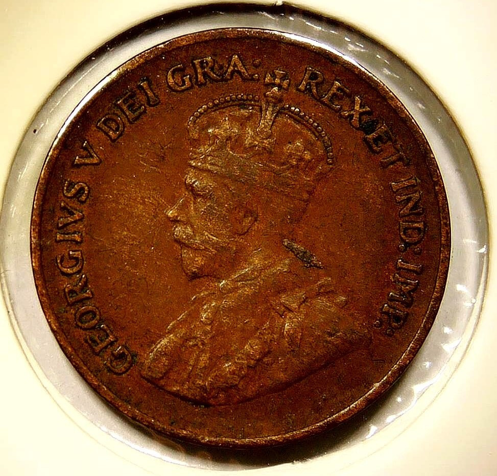 1933 Canada Small Cent King George V