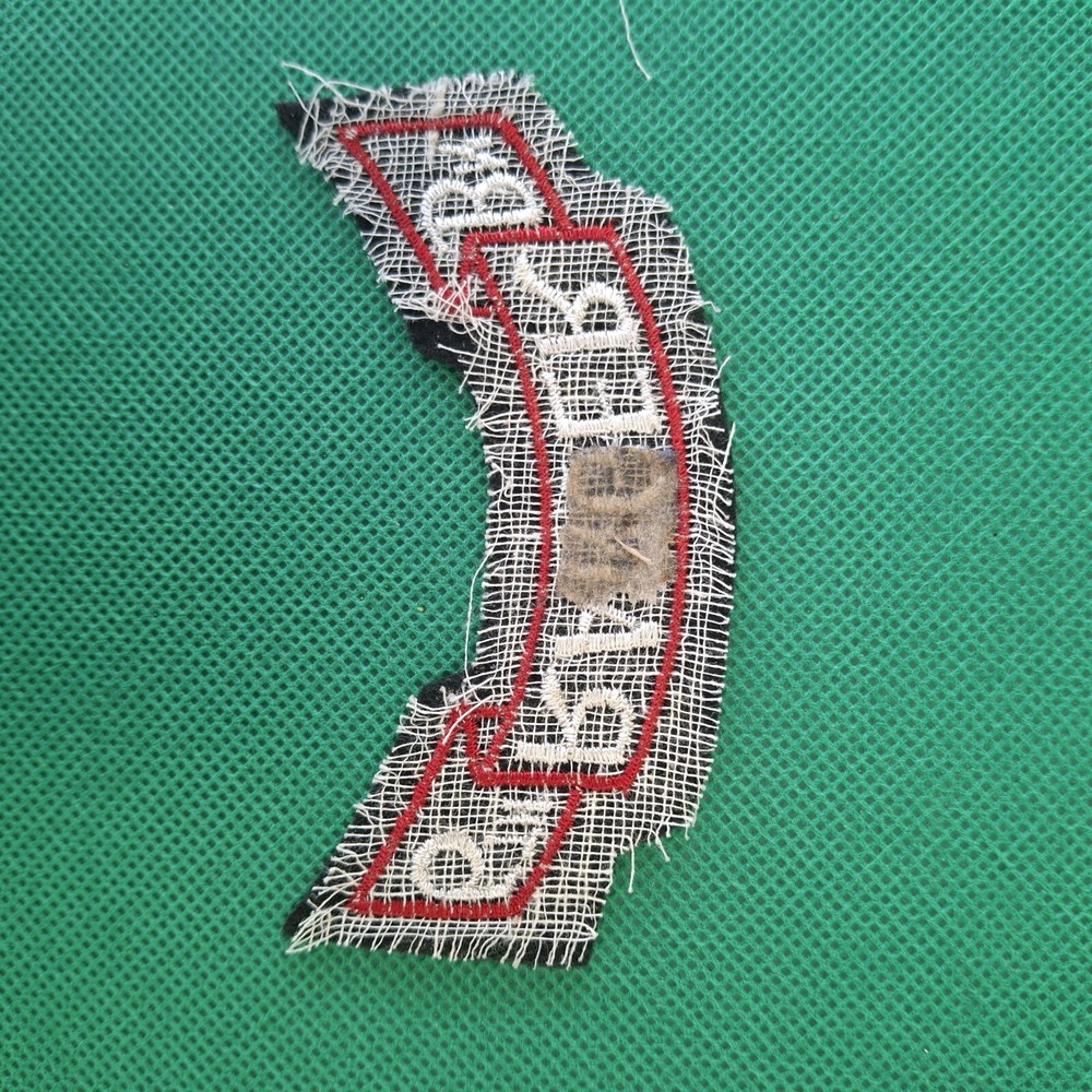 US Army Authentic WW2 Era 6th Ranger Battalion "Rada Scroll" on felt Patch