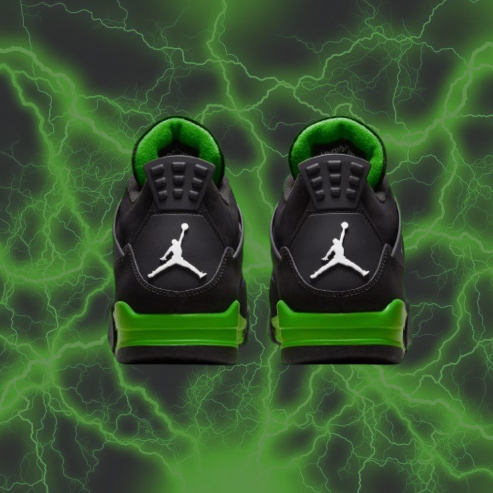 Size US 7-12 Jordan 4 Green Thunder (MEN)