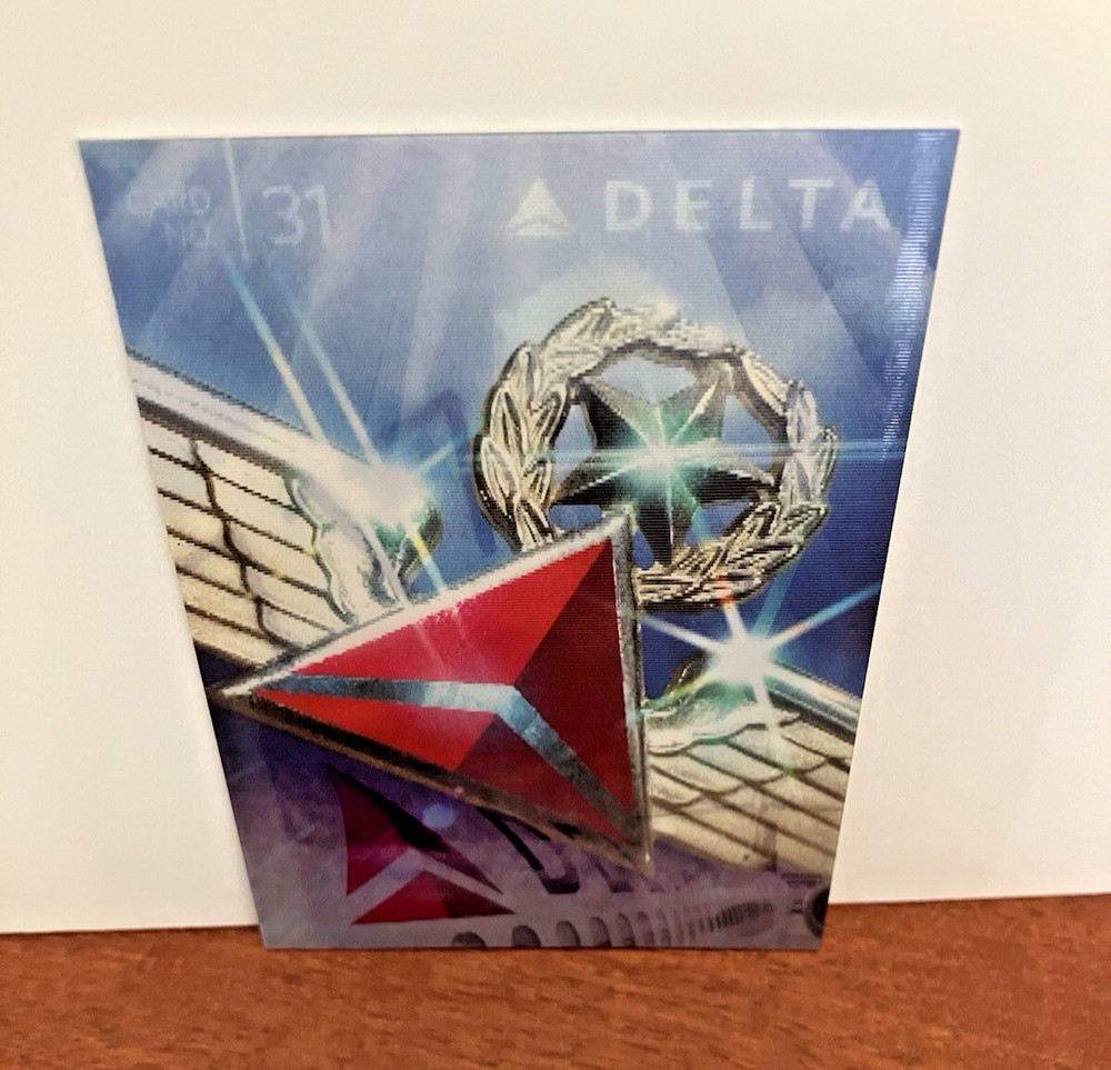 Delta Pilot Trading Card #31 Boeing 717 (2015)