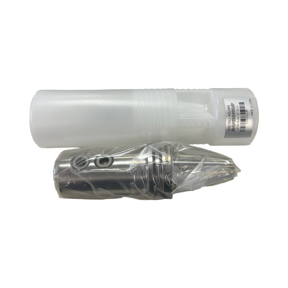 RapidHold BT40 1" End Mill Holder 5" Protruding Length G2.5 Balanced