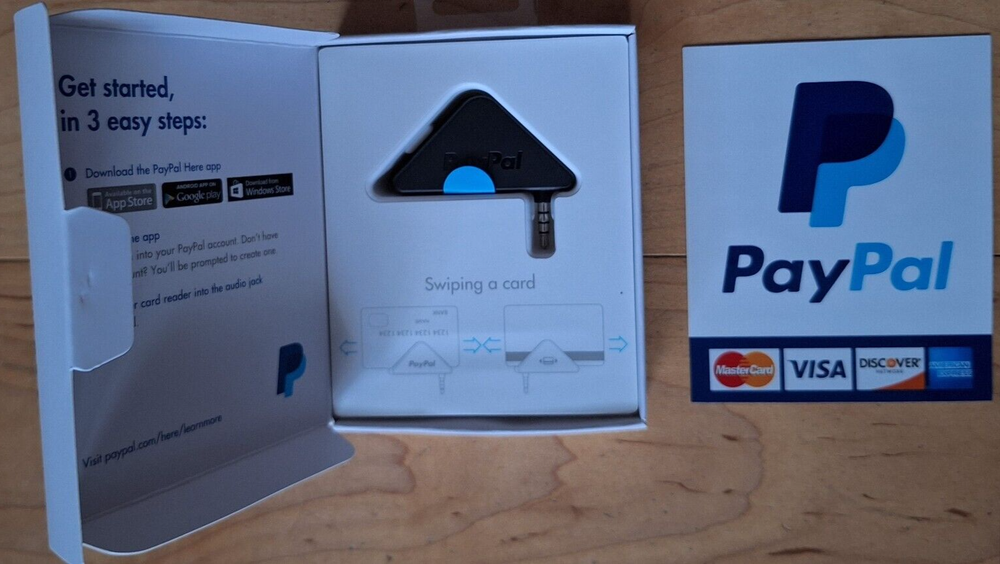 PayPal Mobile Card Reader -Original - Opened Box w Slipcase