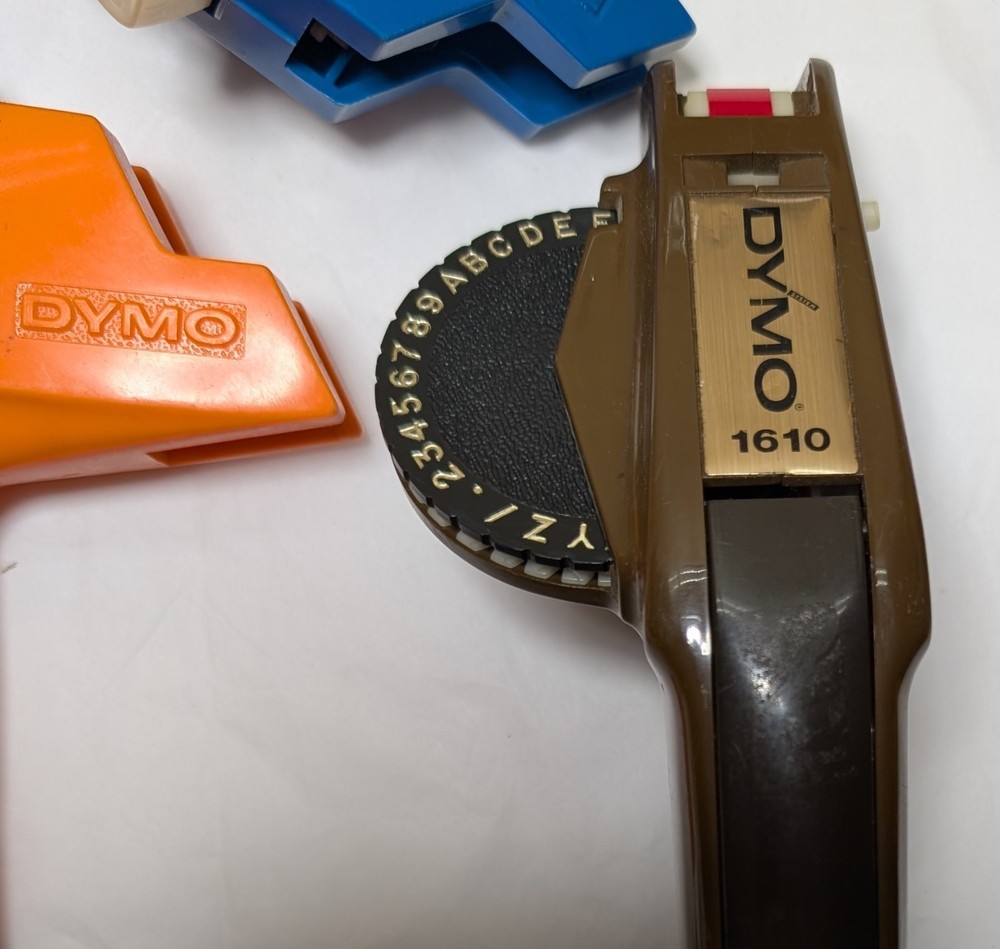 Lot(6) Vintage Assorted Dymo Label Makers