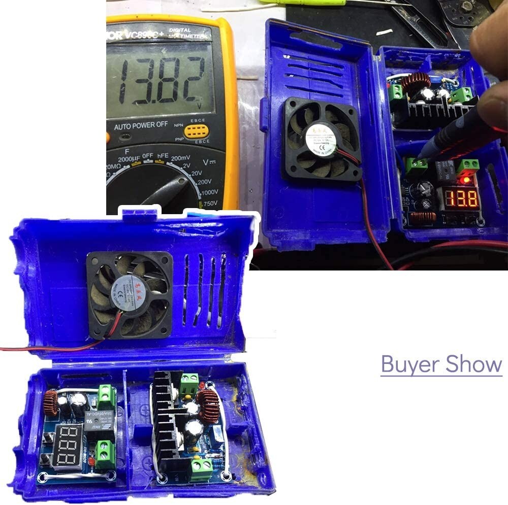 12-36V Battery Digital Low Voltage Protector Disconnect Protection Module