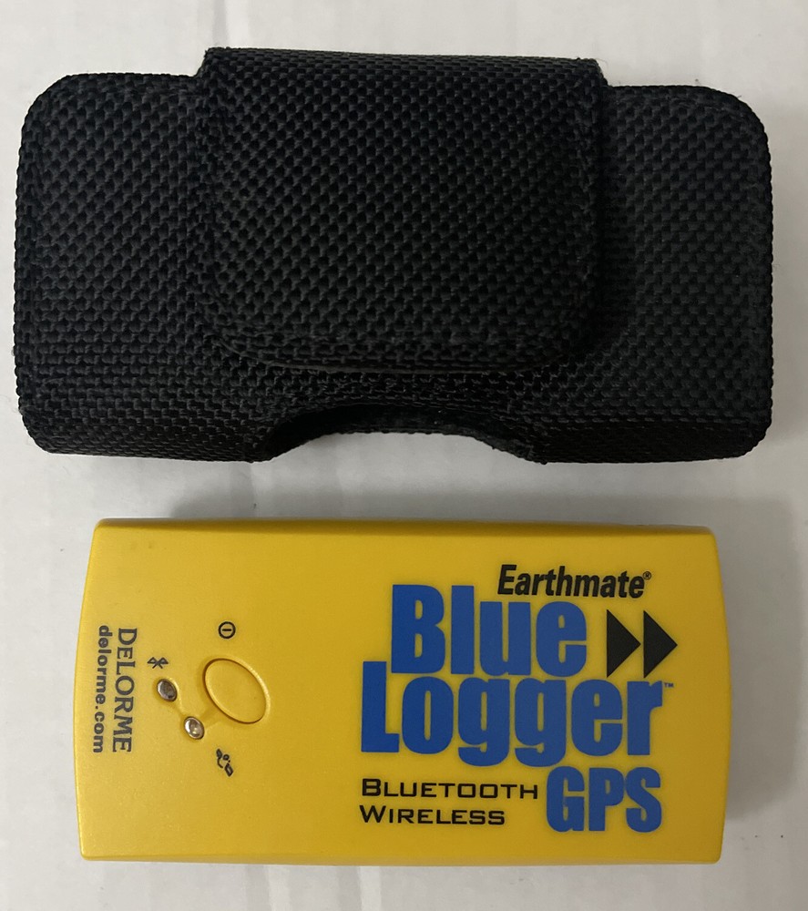 Earthmate Blue logger gps Untested No Charger