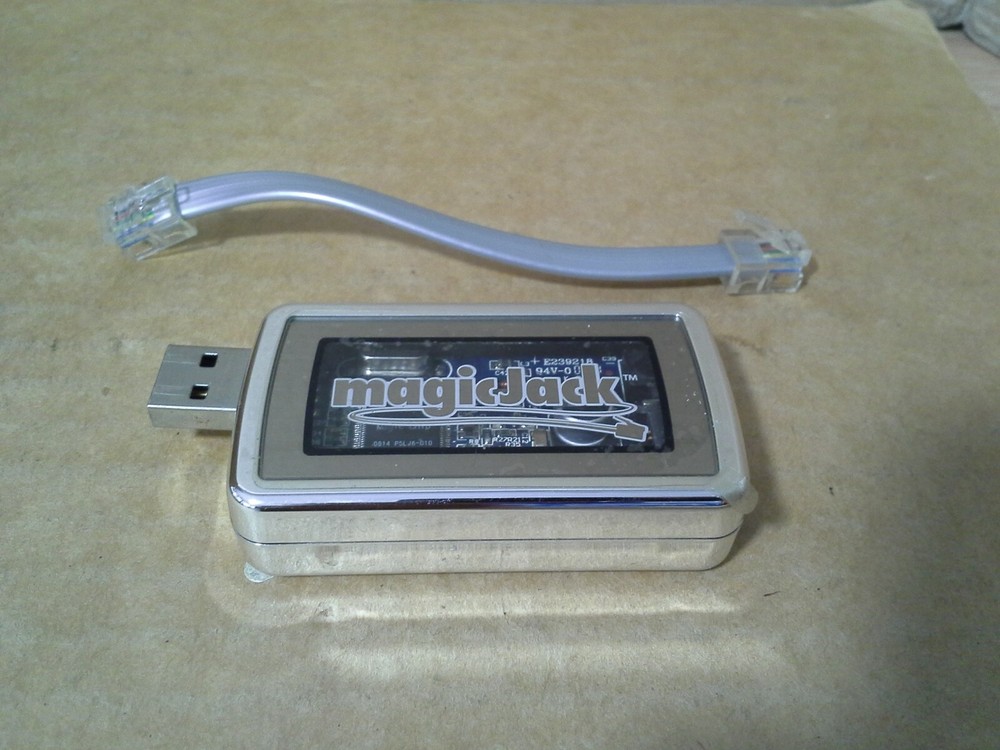Magic Jack A921 USB Voip Phone Jack Adapter. Working. VGC