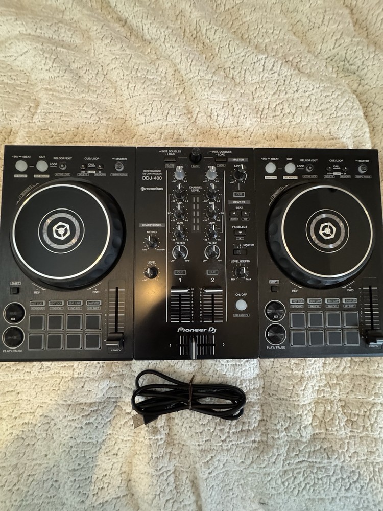 Pioneer DJ DDJ-400 Double Deck Controller - Black