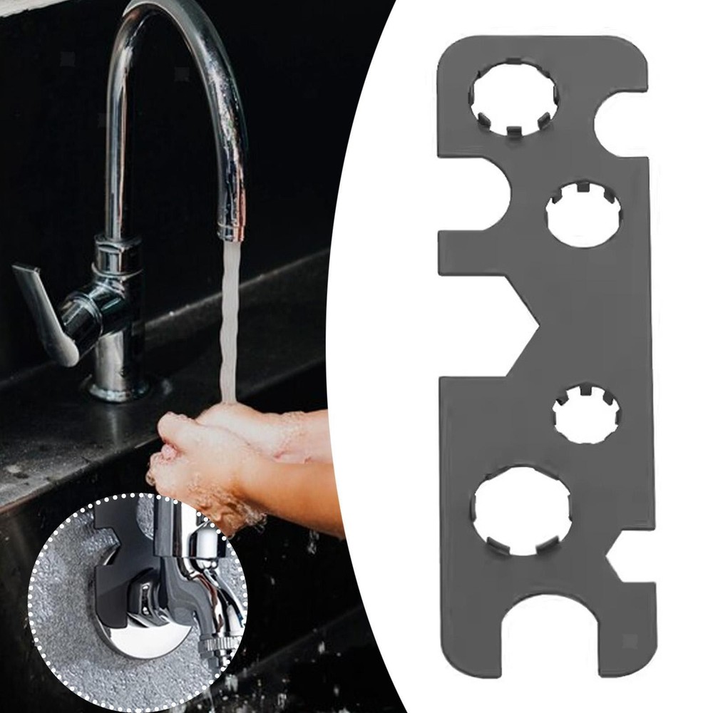Basin Wrench Tap Spanner Multi-function Compact Size 9-in-1 Design Carbon Steel
