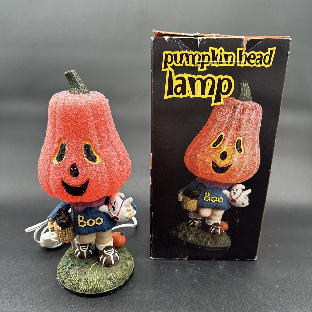 Pumpkin Head Lamp Halloween Light In Box