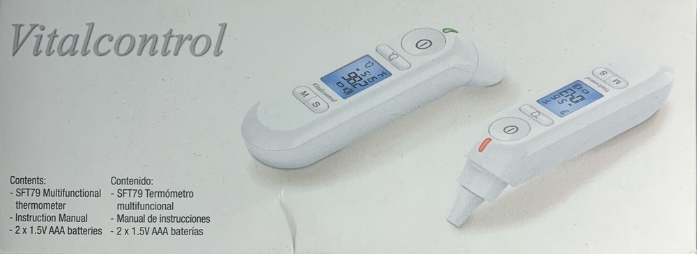 New Beurer SFT79 Vitalcontrol Multifunction Thermometer Ear Forehead Object