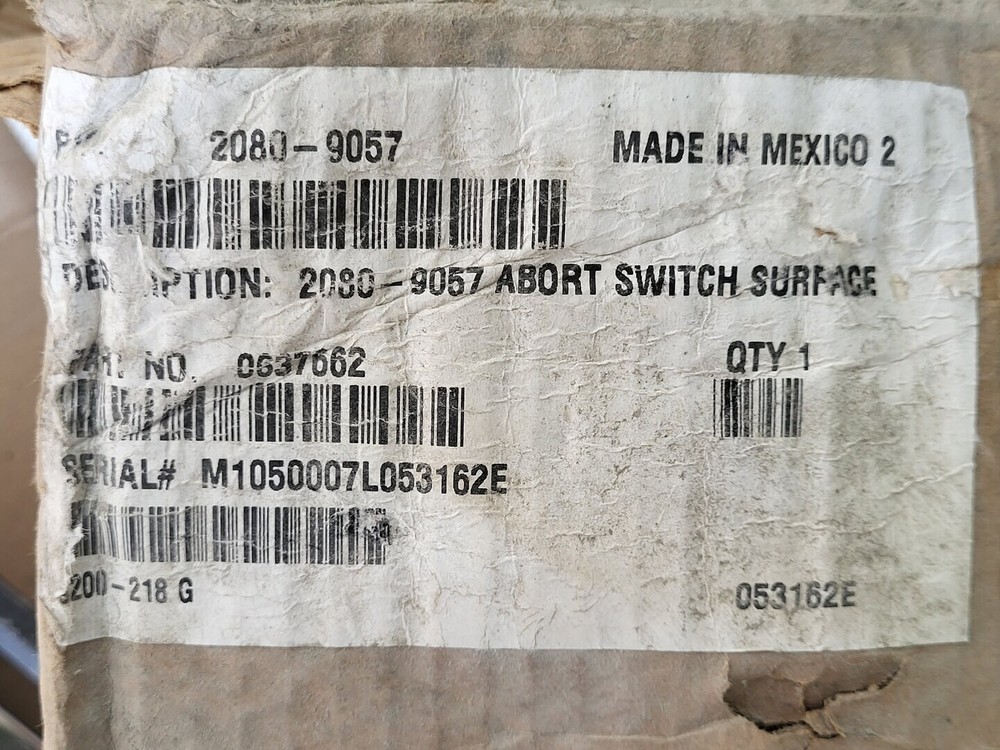 SIMPLEX Abort Switch Surface 2080-9057