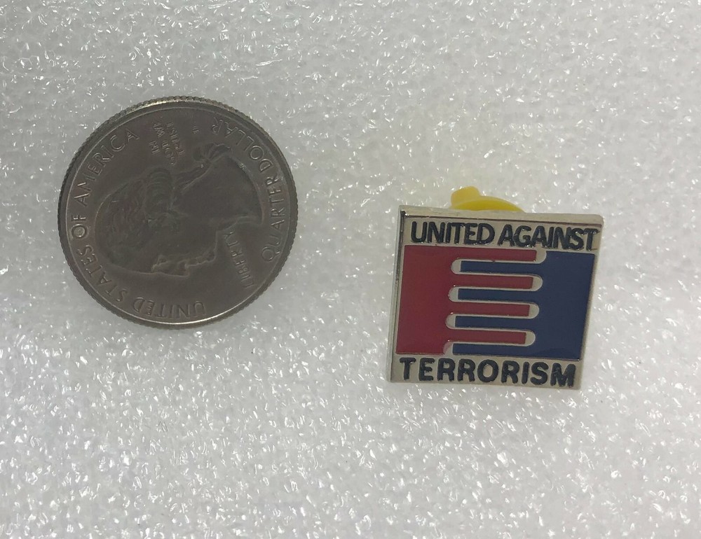 United Against Terrorism Pin