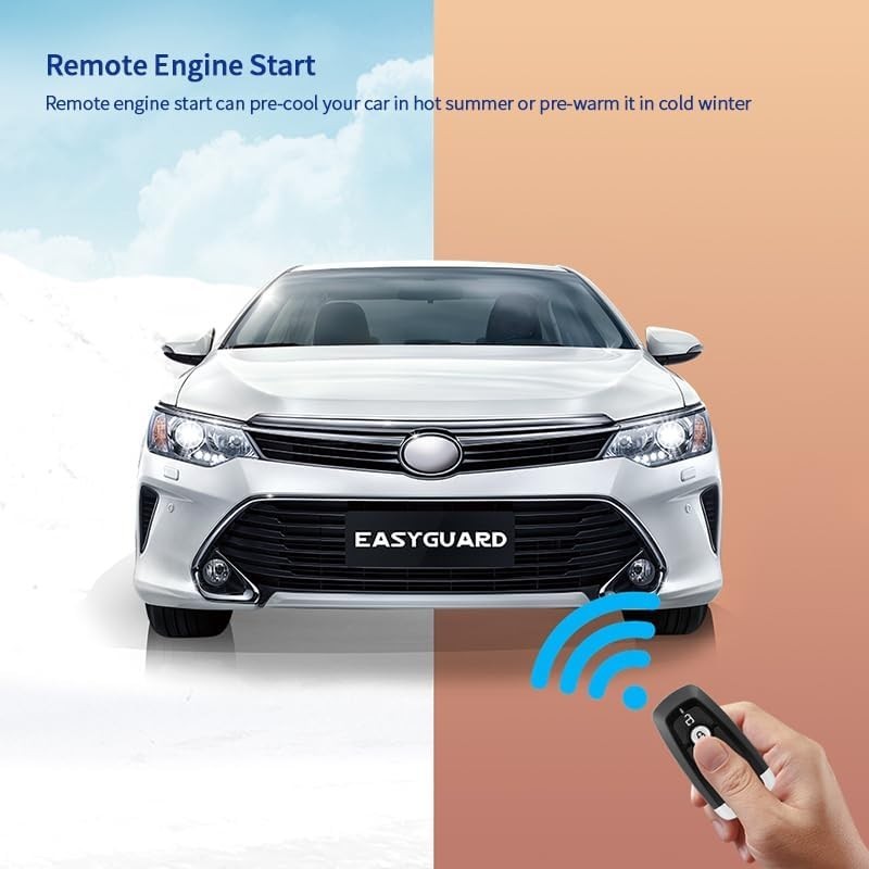 Smart Key Passive keyless Entry Kits with Push Start Button Remote Start PKE ...