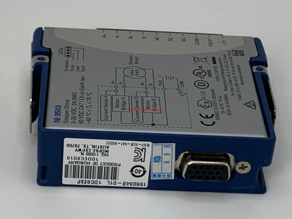 National Instruments NI-9503 Stepper Motor Drive Module Test passed spot