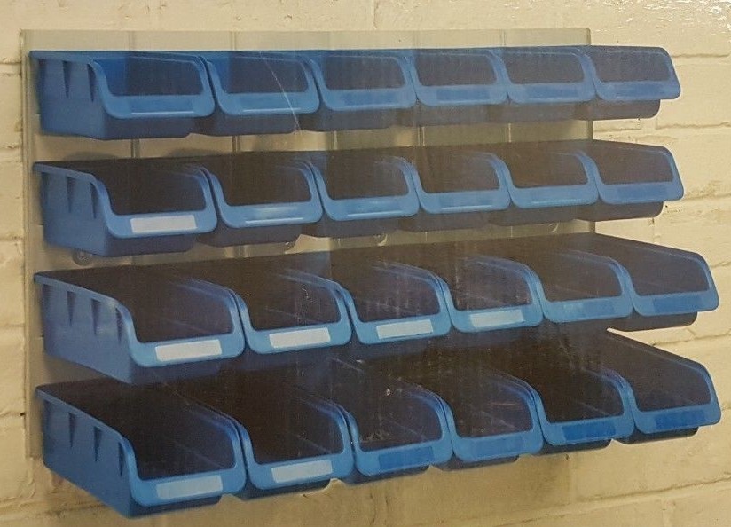 Sealey Small Parts Rack Workshop Container Storage Rack 24 Bins