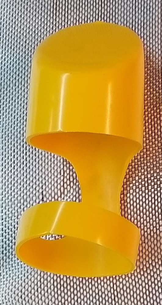 (2") Yellow- Polymer Rain Cap, Weather Vent Cap