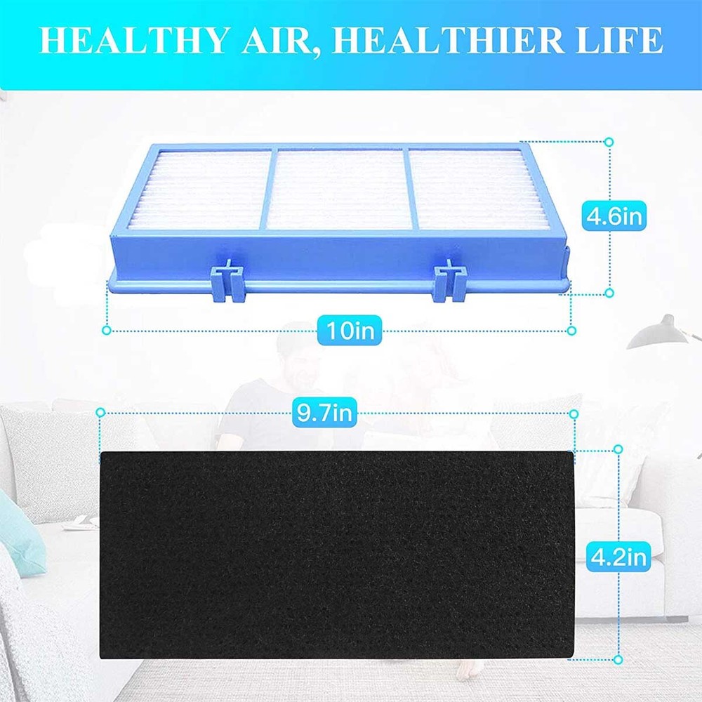 4 Pcs HAPF30AT Filter For Holmes Air Purifier HAP9412 HAP9413